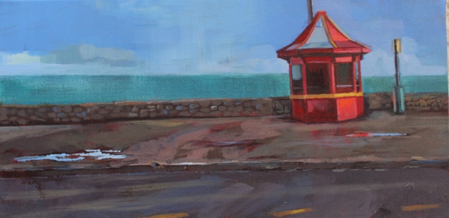After rain, Portmarnock, Painting by Una Sealy