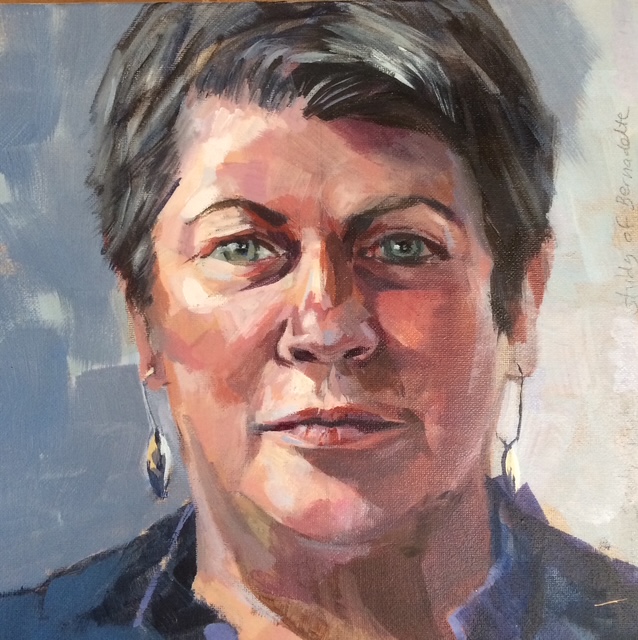 Bernadette Madden, Acrylic on canvas, 20 x 20 cm, 2014
