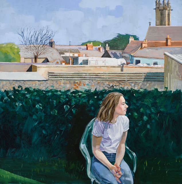 It takes a village, Oil on canvas, 100 x 100 cm, 2016