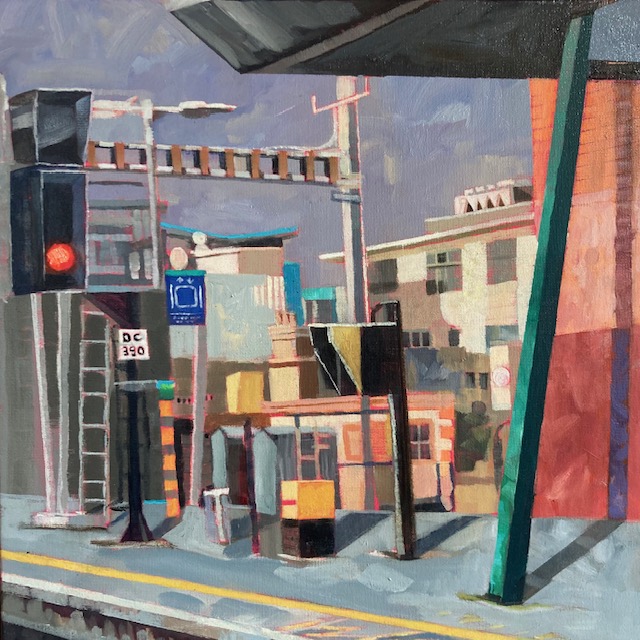 Passed, Oil on canvas, 30 x 30 cm, 2022