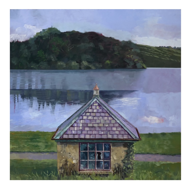 The past, Oil on canvas, 100 x 100 cm 2021